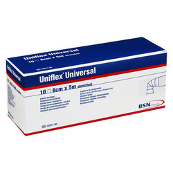 UNIFLEX Universal Binden 6 cmx5 m Zellglas wei