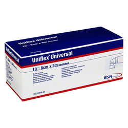 UNIFLEX Universal Binden 8 cmx5 m Zellglas wei